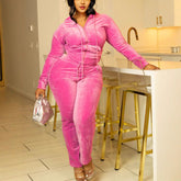 Casual Indoor And Outdoor Personality Slim Fit Sexy Sports Suit - kinko