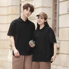 Honeycomb Mesh Beaded Cotton Casual Short Sleeve - kinko