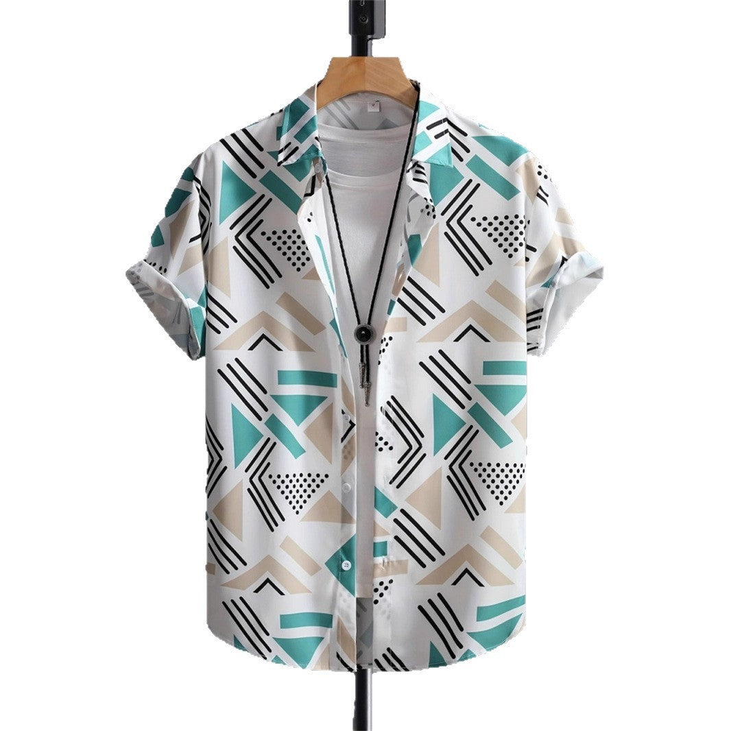 Men's 3D Printed All-matching Retro Fashion Shirt - kinko