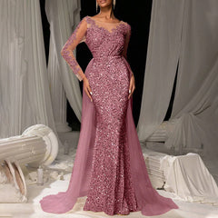 Women's Dance Lace Party Evening Dress - kinko