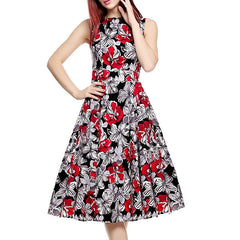 Vintage print dress - kinko