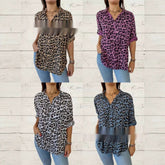 Shirt Mid-sleeve Fashion Casual Polo Collar Women's Shirt - kinko