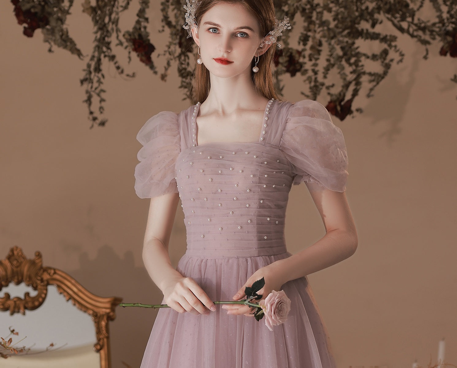 New Engagement Princess Birthday Dinner Annual Meeting Long Dress - kinko