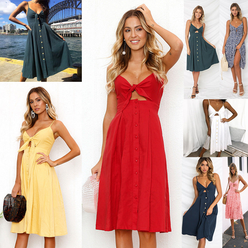 Women Summer Dresses Sleeveless Backless Strap Long Close-fitting Sheath Female Party Evening Dresses Vestidos - kinko
