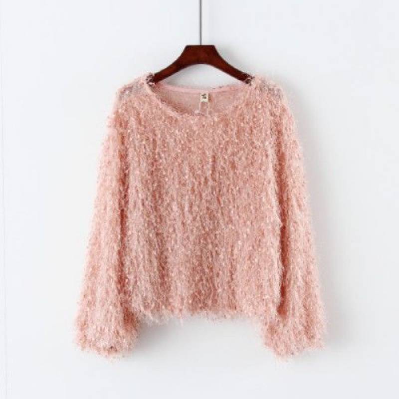 Women's Fashion Personalized Tassel Long-sleeved Top - kinko