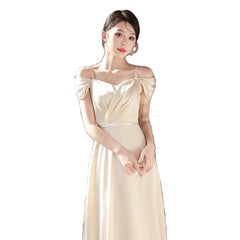 Summer Champagne Niche High-end Dress - kinko