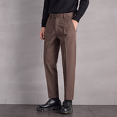 Fall Winter Men Straight Casual Pants