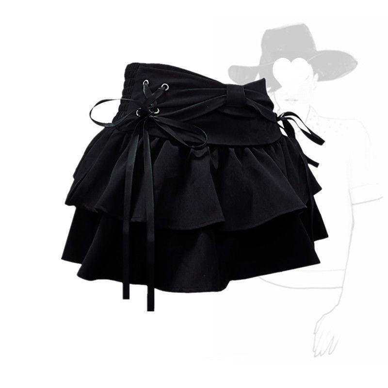 Plump American Retro Hot Girl Denim Skirt - kinko