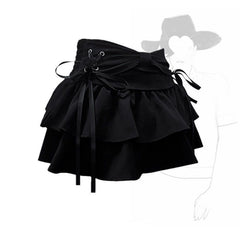 Plump American Retro Hot Girl Denim Skirt - kinko