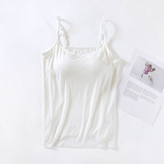 Women's Fashion Casual Solid Color Slim Tank Top