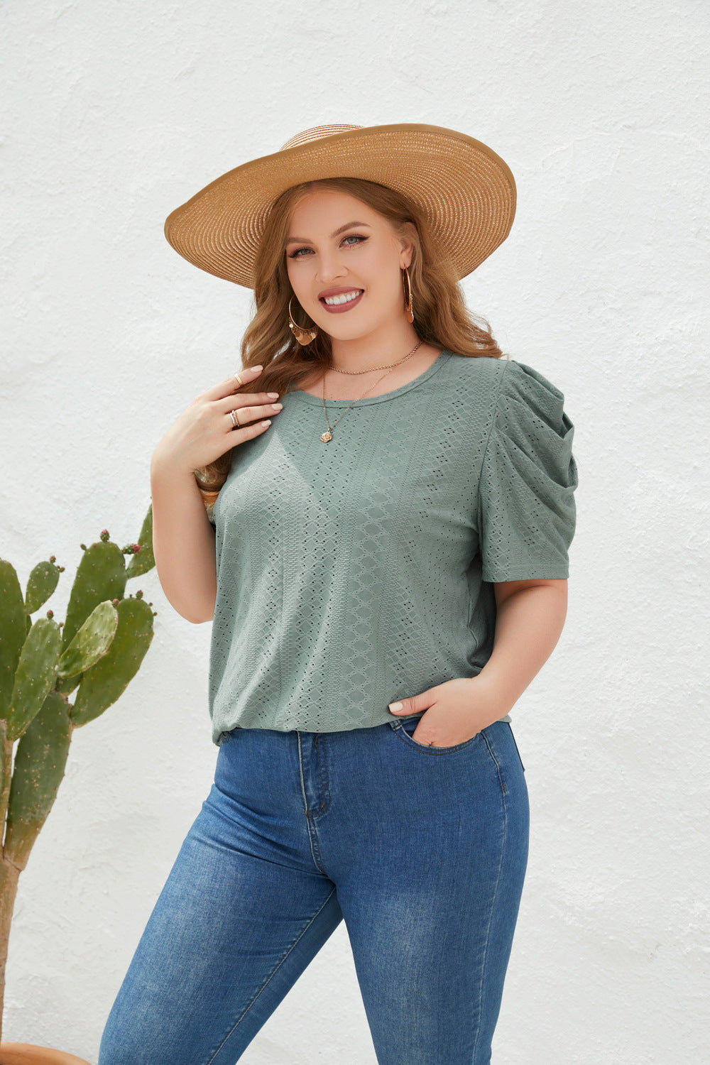 Women's Loose T-shirt Plus Size - kinko