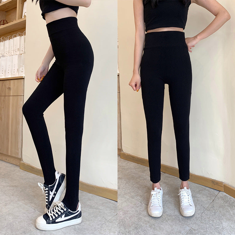 Bottoming Women's Outer Wear Plus Velvet Pencil Pants Students - kinko
