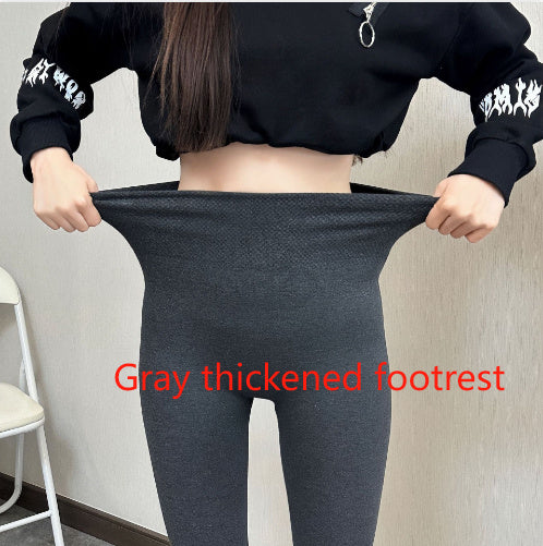 Bottoming Women's Outer Wear Plus Velvet Pencil Pants Students - kinko