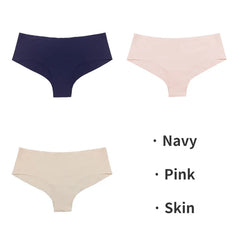 TrowBridge 3PCS/Set Seamless Women's Panties Sports Breathable Underwear Girls Comfortable Briefs Sexy Lingerie Satin Underpants