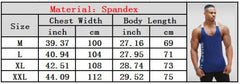 Men Solid Gym Stringer Tank Top Bodybuilding Fitness Singlets Muscle Vest Tees Sport Clothing