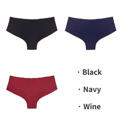 TrowBridge 3PCS/Set Seamless Women's Panties Sports Breathable Underwear Girls Comfortable Briefs Sexy Lingerie Satin Underpants