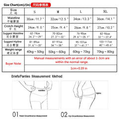 Women's Panties Low-Waist Ice Silk Underwear Ladies Lace Briefs Girls Cotton Bottom Crotch Comfortable Triangle Underpants