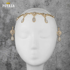 Algerian wedding hair accessories for women three colors