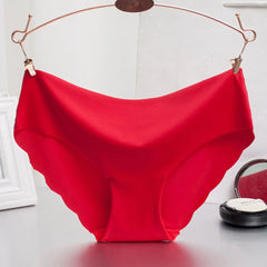 Women Panties Underwear Ultra-thin Viscose Seamless Briefs For Women's Comfort low-Rise Ruffles Sexy Lingerie Summer New Hot