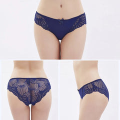 Plus Size Underwear Women Seamless Panties Briefs Sexy Panties Cotton Lingeries Calcinhas Shorts Lace Underpant Girls 3Pcs Panty