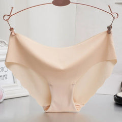 Women Panties Underwear Ultra-thin Viscose Seamless Briefs For Women's Comfort low-Rise Ruffles Sexy Lingerie Summer New Hot