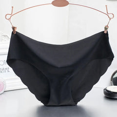 Women Panties Underwear Ultra-thin Viscose Seamless Briefs For Women's Comfort low-Rise Ruffles Sexy Lingerie Summer New Hot