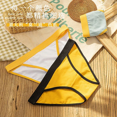 Women's Sports Comfortable Underwear Ladies Pure Cotton Seamless Underwear Underwear Girls Mid-waist Breathable Underwear Briefs