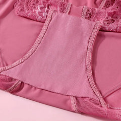 Women's Panties Low-Waist Ice Silk Underwear Ladies Lace Briefs Girls Cotton Bottom Crotch Comfortable Triangle Underpants