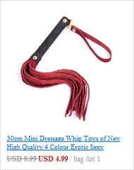 Exotic Accessories of Gay Men Leather Tank harness Bdsm Open Mouth Bondage Hood Mask with Braid Tail for Fetish Cosplay Sex Toys