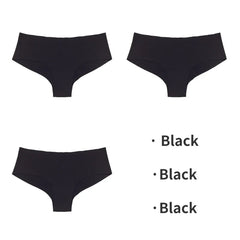 TrowBridge 3PCS/Set Seamless Women's Panties Sports Breathable Underwear Girls Comfortable Briefs Sexy Lingerie Satin Underpants