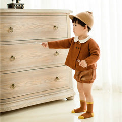 New Arrivals Korean Autumn and Winter Knitted Cotton Comfortable Suit Toddler Boy Clothes KidClothes Toddler Boys Clothing