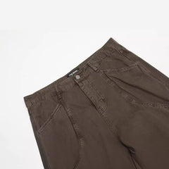 Jeans Men's Loose Straight Wide Leg Trousers Overalls - kinko