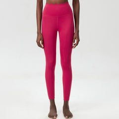Small Wave Yoga Pants Plus Size Lycra Milk Leather Tight Trousers For Women - kinko