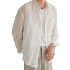 Thin Long Sleeves Shirt Sun Protection Top Breathable And Loose - kinko