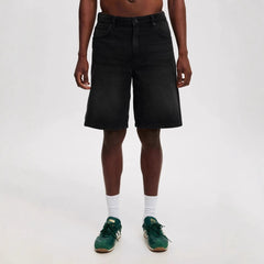 Men's Loose All-matching Jeans Middle Pants - kinko