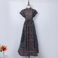 Lapel Slim Top Long Skirt Two-piece Set - kinko