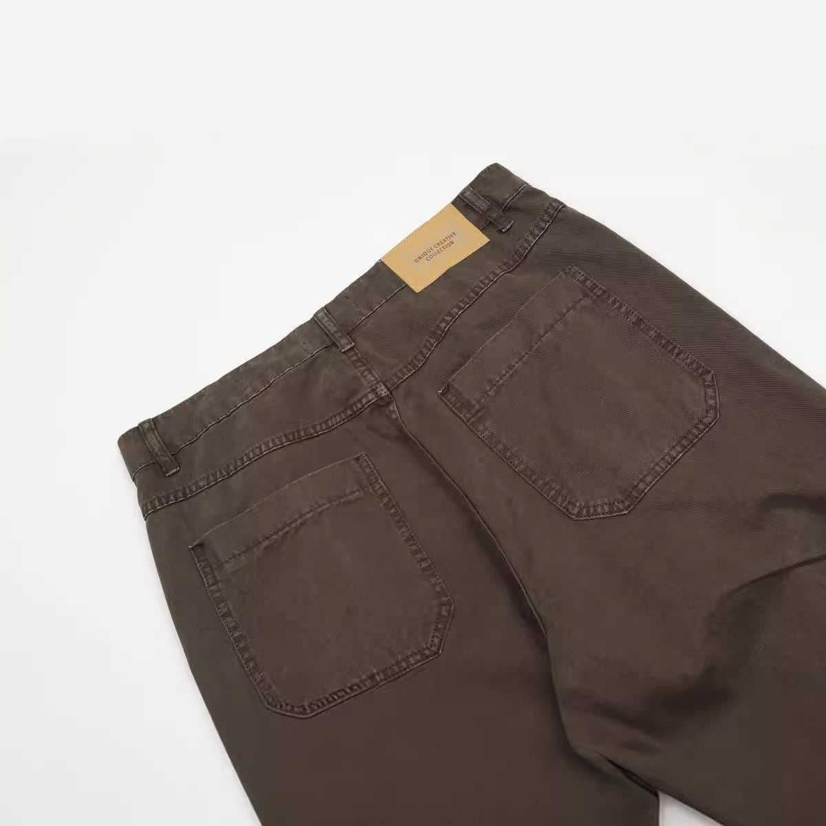 Jeans Men's Loose Straight Wide Leg Trousers Overalls - kinko