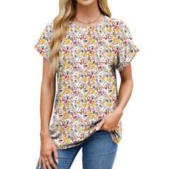 Personality Loose-fitting T-shirt Top Women - kinko