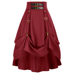 Medieval Costume Women's Steambeer Festival Punk Skirt - kinko