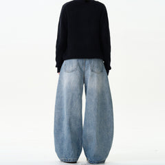 Classic Washed Machete Jeans For Men And Women - kinko