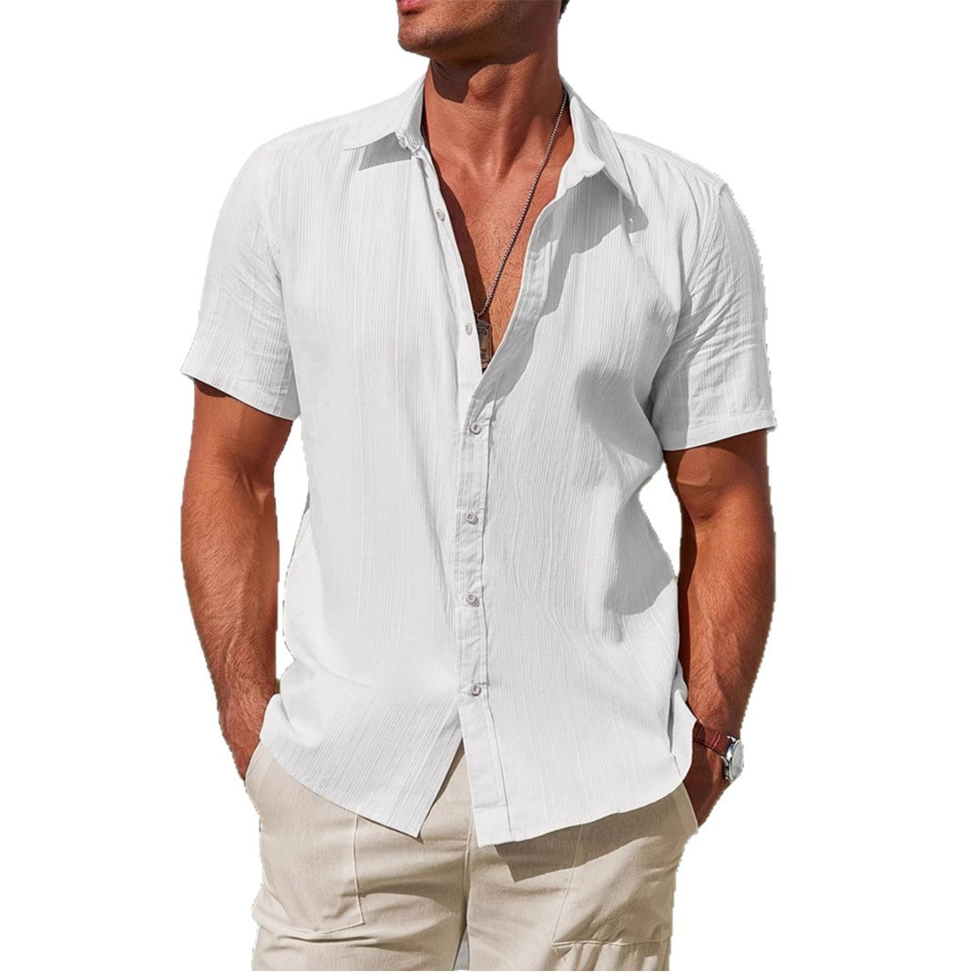 European And American Summer Men's Vacation Style Casual Shirt - kinko
