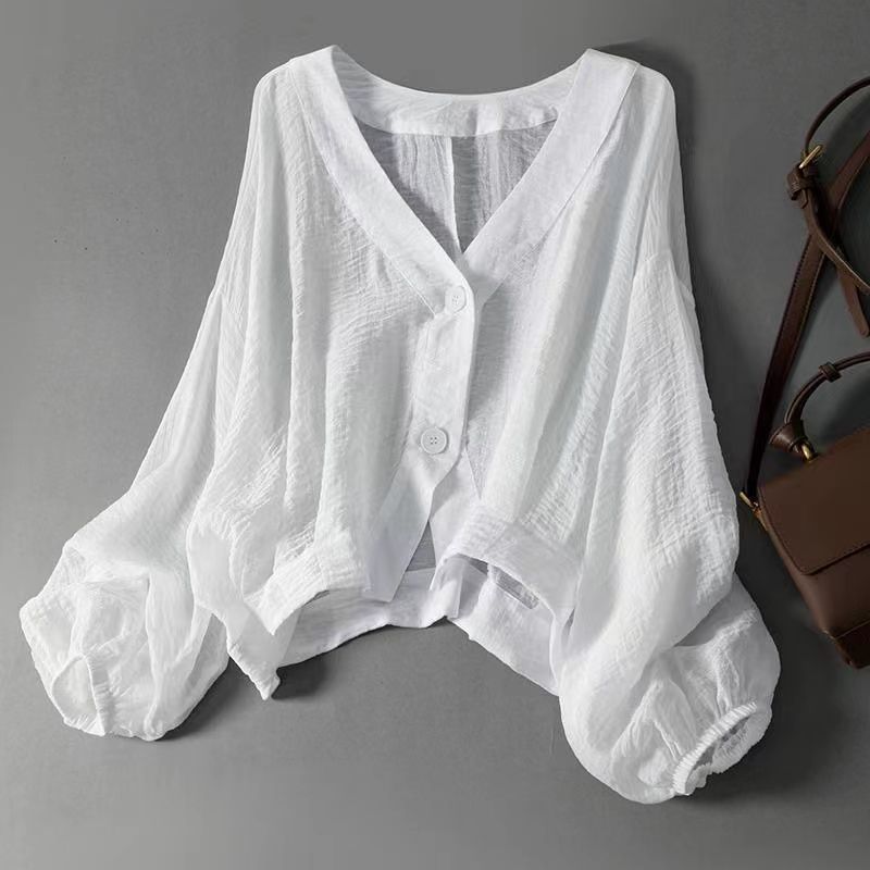 Loose-fitting Lightweight Thin Short Coat - kinko