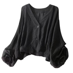 Loose-fitting Lightweight Thin Short Coat - kinko