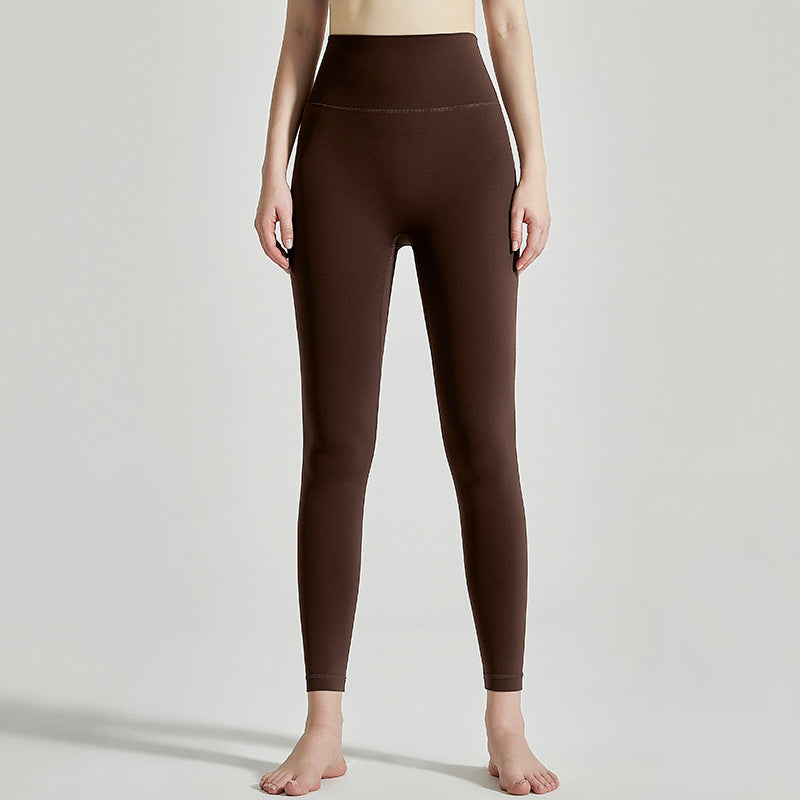 Women's Outer Wear High Waist Hip Lift Seamless Pocket Yoga Pants - kinko
