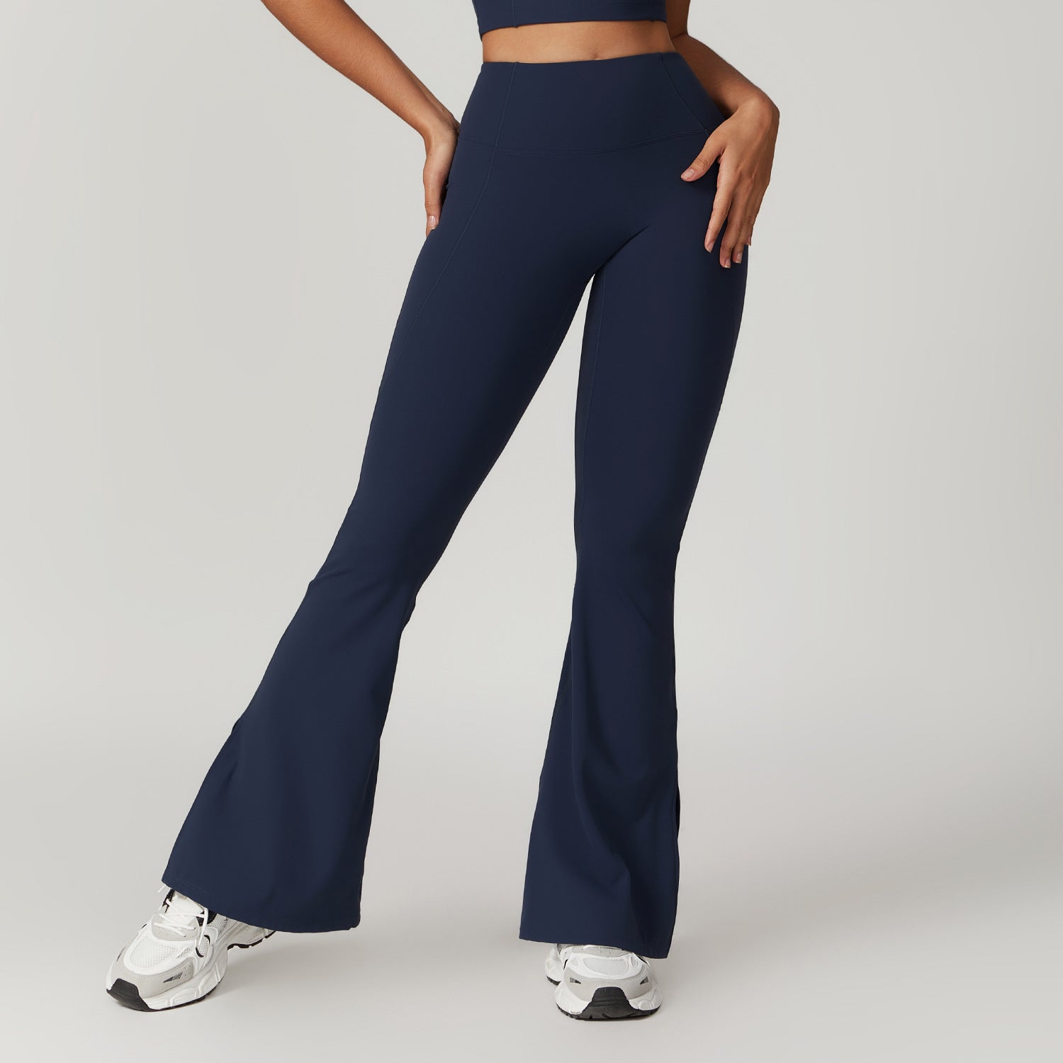 Outer Wear High Waist Wide Leg Hip Raise Yoga Pants - kinko