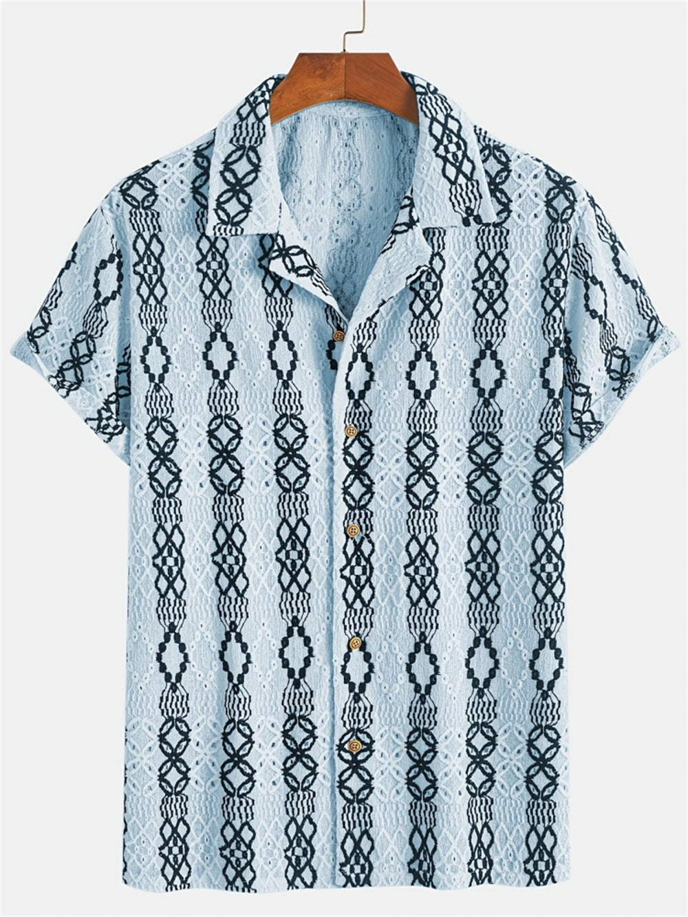 Men's 3D Printed All-matching Retro Fashion Shirt - kinko