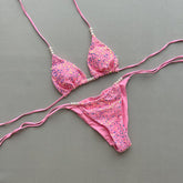 Bikini Sexy Sequined Split Women Swimsuit for Women