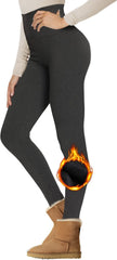 Velvet Padded Leggings High Waist Warm Hiking Workout Lady - kinko