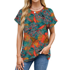 Personality Loose-fitting T-shirt Top Women - kinko