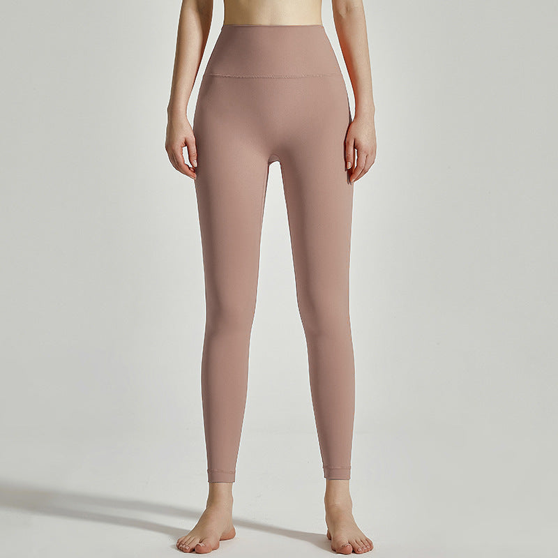 Women's Outer Wear High Waist Hip Lift Seamless Pocket Yoga Pants - kinko